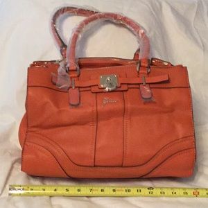 Guess Large Handbag - Burnt Orange